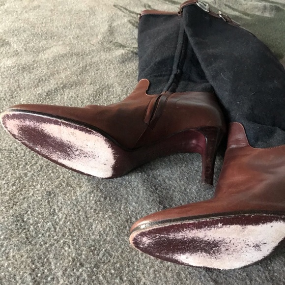 Ralph Lauren collection Italy heeled boots - Picture 2 of 11